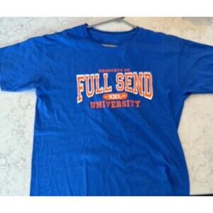 Full Send Nelk University T-Shirt Florida colors Limited Edition Drop